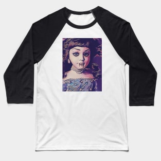 Vampire Lady Baseball T-Shirt